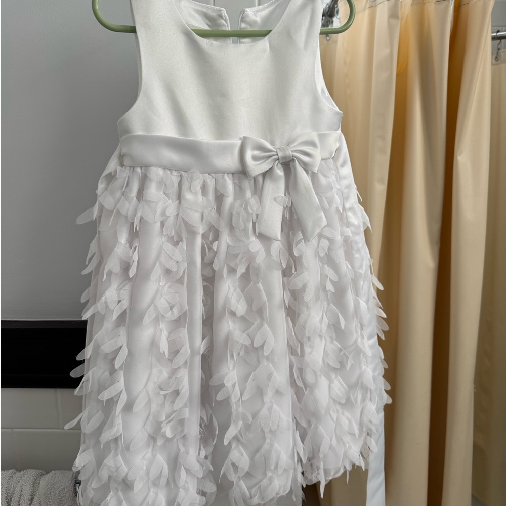 American Princess White Formal Girl’s Dress 4T